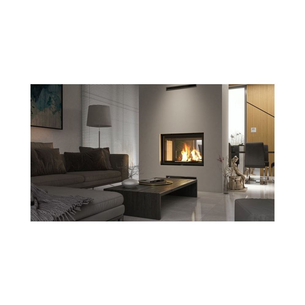 DefroHome Intra WITH T G through with a sliding door | Briasoulis Stove