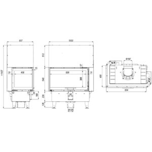intra b me g dimensions