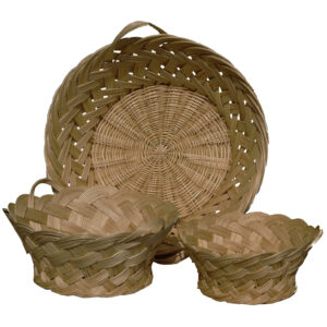 Wicker Baskets Knitted Greek handmade