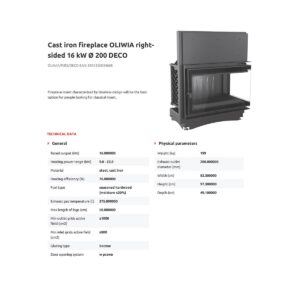 KRATKI OLIWIA P BS DECO ΔΕΞΙΑ ΓΩΝΙΑ specs